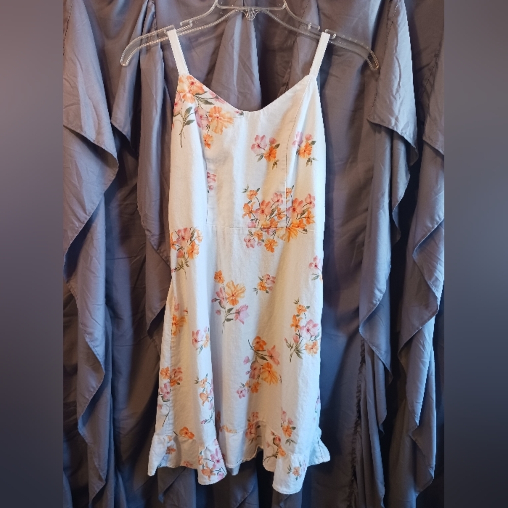 🎈3/$10 Sale🎈Old Navy Cami Womens XS Linen/Rayon Shirred Back Boho